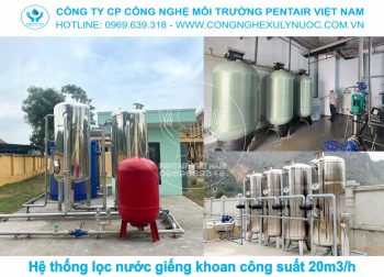 Bạn đang tìm kiếm một giải pháp xử lý nước giếng khoan quy mô lớn cho nhà máy, khu dân cư hay trang trại? Hệ thống lọc nước giếng khoan 20m3/h (20 khối mỗi giờ) là lựa chọn tối ưu để loại bỏ hoàn toàn phèn sắt, tạp chất, kim loại nặng và mùi hôi, đảm bảo nguồn nước đạt chuẩn sinh hoạt và sản xuất.