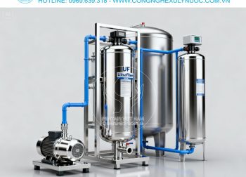 Hệ thống siêu lọc UF công suất 1m3/h được thiết kế nhỏ gọn, vỏ inox 304 bền bỉ. Màng UF với kích thước khe lọc 0.01 micron loại bỏ hoàn toàn virus, vi khuẩn nhưng vẫn giữ lại khoáng chất tự nhiên trong nước. Phù hợp cho hộ gia đình từ 4-6 người.