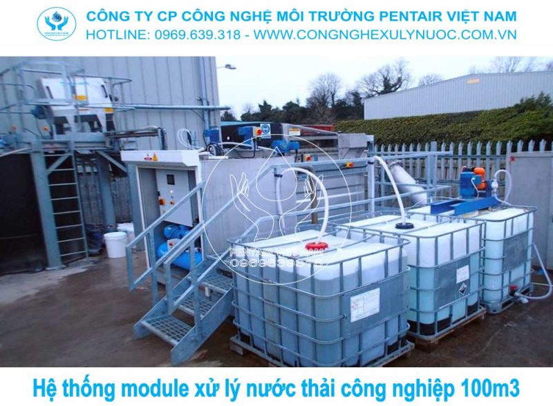 xử lý nước thải, hệ thống xử lý nước thải, công suất 100m3, XLNT 100m3/ngày đêm.