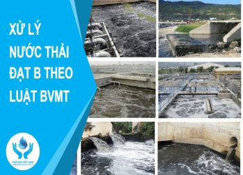 xử lý nước thải Cột B là xử lý Nước thải đổ vào các nguồn nước không dùng cho mục đích cấp nước sinh hoạt (như sông, ngòi, kênh rạch phục vụ giao thông thủy, tưới tiêu hoặc vùng nước đã được quy định cụ thể