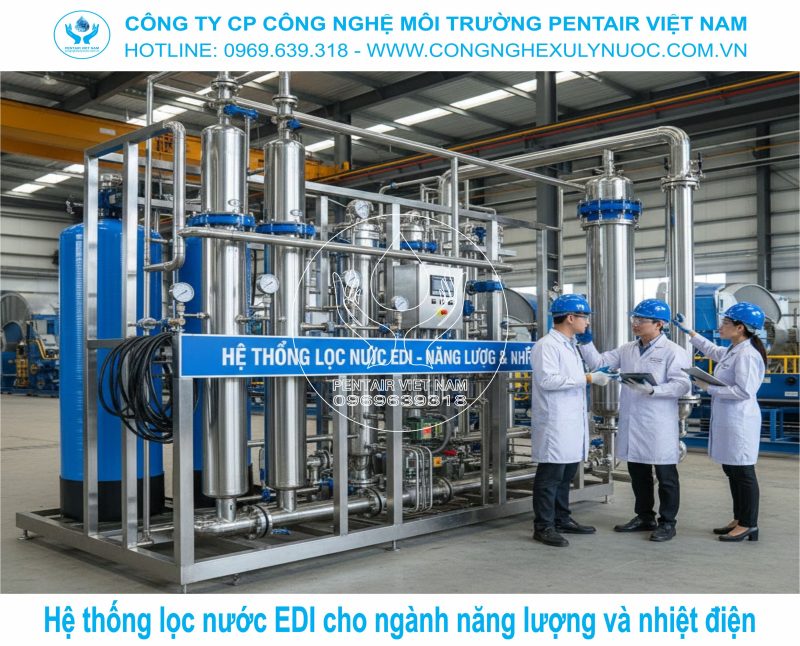 Hệ Thống Xử Lý Nước Siêu Tinh Khiết EDI Cho Nhà Máy Nhiệt Điện