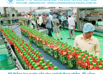 Hệ thống lọc nước tổng cho ngành thực phẩm và đồ uống đạt chuẩn ISO