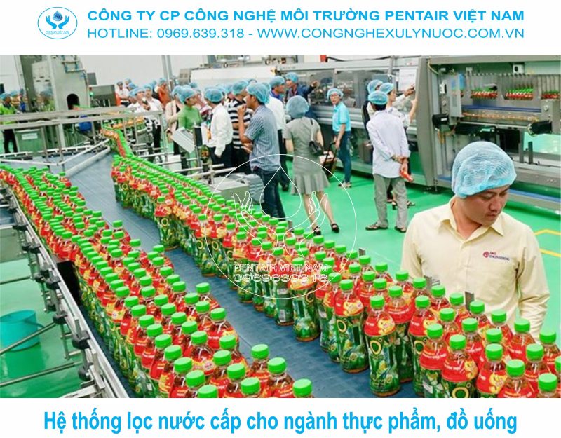 Hệ thống lọc nước tổng cho ngành thực phẩm và đồ uống đạt chuẩn ISO