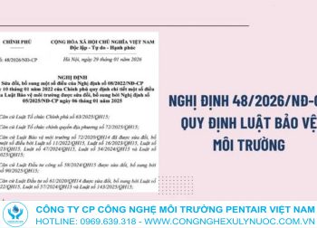 Văn bản Nghị định 48/2026/NĐ-CP của Chính phủ về công tác bảo vệ môi trường quốc gia.