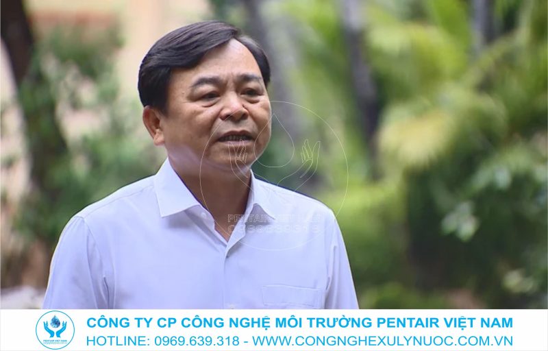 Thứ trưởng Bộ NN-PTNT Nguyễn Hoàng Hiệp chia sẻ về giải pháp cứu các dòng sông "chết" tại Hà Nội.