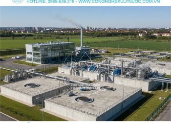 Thi công lắp đặt hệ thống xử lý nước thải khu đô thị hiện đại