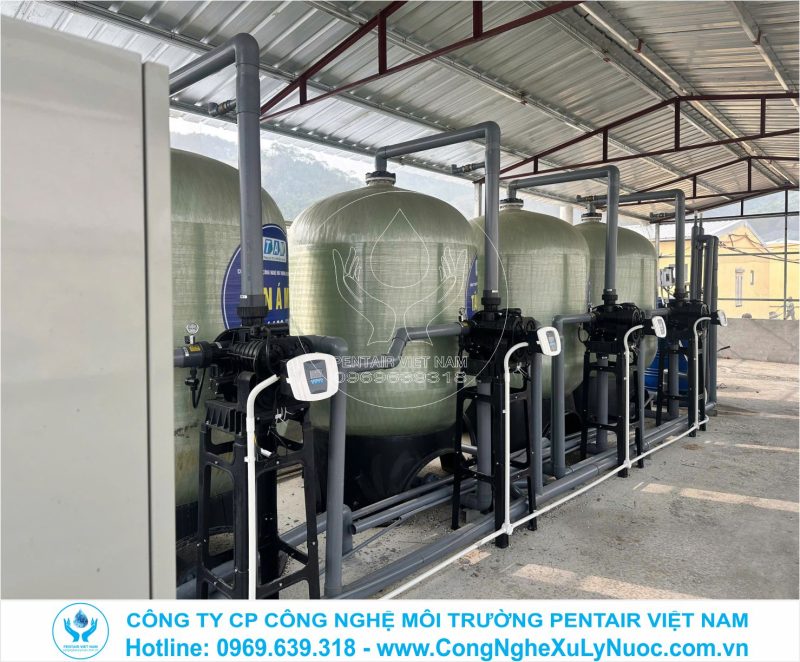 Bơm ly tâm trục ngang cấp nước cho hệ thống lọc nước RO công suất 6m3/h tại nhà máy xi mạ VSIP Hải Phòng