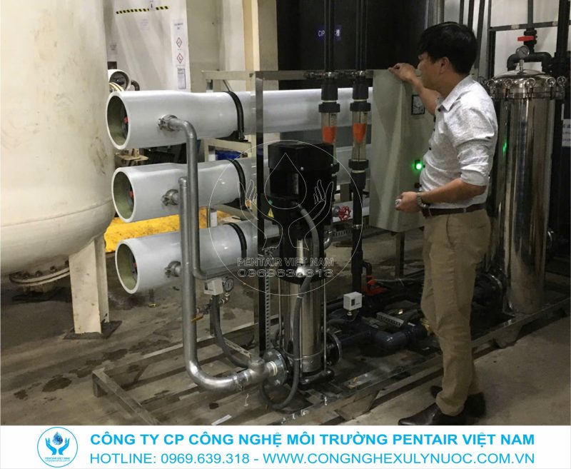 Lắp đặt hệ thống lọc nước EDI công suất 6000 lit/h cho nhà máy xi mạ tại KCN Đình Vũ, Hải Phòng.