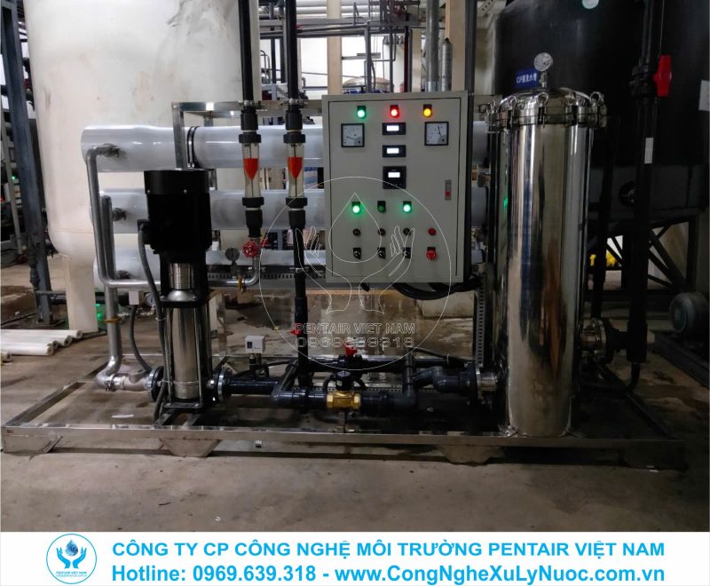 Lắp đặt hệ thống lọc nước siêu sạch EDI công suất 6m3/h cho nhà máy xi mạ tại KCN Đình Vũ, Hải Phòng