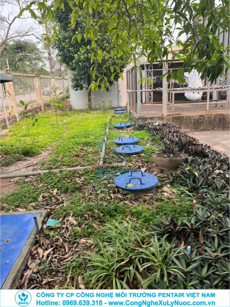 Bể xử lý nước thải hợp khối âm đất công suất 50m3 tại KCN Tiên Sơn Bắc Ninh