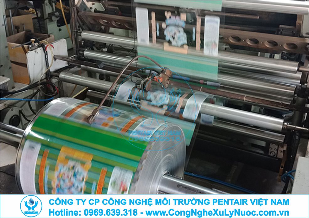 Trạm xử lý nước thải ngành in bao bì công nghệ khử màu mực in hiện đại