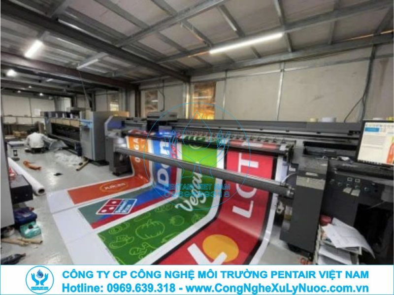 Trạm xử lý nước thải công nghệ in phun và in UV đạt chuẩn QCVN 40:2011