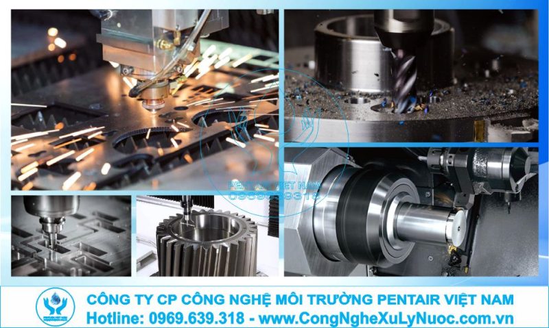 Hệ thống xử lý nước thải hiện đại cho nhà máy gia công cơ khí CNC và xử lý bề mặt do Pentair Việt Nam thiết kế.