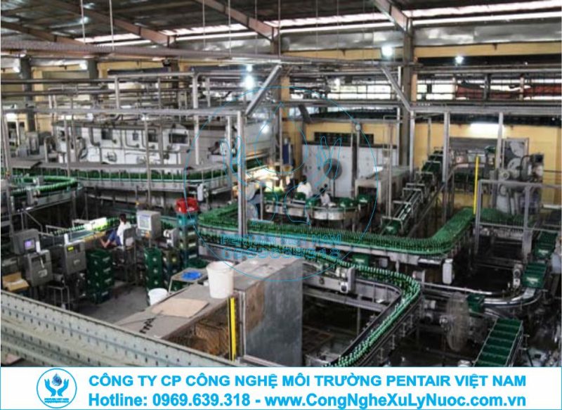 Hệ thống xử lý nước thải nhà máy sản xuất bia với công nghệ kỵ khí UASB hiện đại.