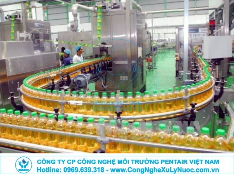 Hệ thống xử lý nước thải nhà máy sản xuất nước giải khát với quy trình sinh học tiên tiến.