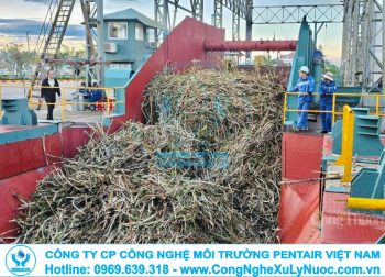 Hệ thống xử lý nước thải nhà máy mía đường công nghệ UASB kết hợp MBR do Pentair Việt Nam lắp đặt.