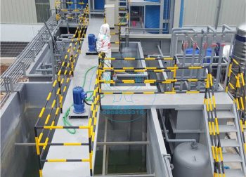 Trạm xử lý nước thải xi mạ công suất 50m3/ngày đêm với hệ thống bồn inox 304 hợp khối đặt nổi chuyên dụng